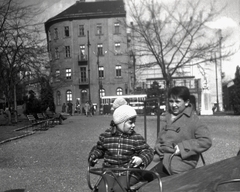 Hungary, Budapest I., Clark Ádám tér, szemben balra a Hunyadi János út, jobbra a Fő utca., 1970, Bokor András, Budapest, Fortepan #130869