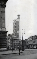 Italy, Turin, Piazza Castello, szemben a Torre Littoria magasház., 1935, Orbán György, Fortepan #131470