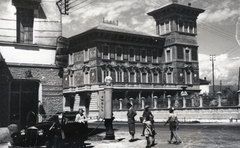 Italy, Verona, Corso Milano - Via Luigi Galvani sarok, Villa Recchia., 1935, Orbán György, gas station, automobile, Shell-brand, Fortepan #131479