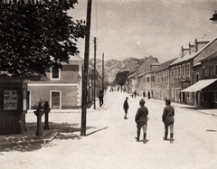 Montenegró, Cetinje, Njegoševa (Katunska) ulica., 1916, Palotai Klára, első világháború, Fortepan #131705