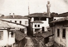 1917, Palotai Klára, első világháború, minaret, sínpálya, Fortepan #131825