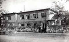 Magyarország, Budapest XIV., Bácskai utca 17/a, bölcsőde., 1953, Samodai József Zuglói Helytörténeti Műhely, Budapest, modern építészet, terméskő, bölcsőde, Fortepan #131941