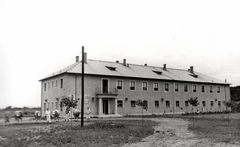 Magyarország, Budapest XIV., Remény utca 42., Országos Mesterséges Termékenyítési Központ, ma Takarmányvizsgáló Nemzeti Referencia Laboratórium., 1954, Samodai József Zuglói Helytörténeti Műhely, Budapest, épület, szarvasmarha, Fortepan #131945