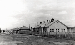 Magyarország, Budapest XIV., Jeszenák János utca., 1955, Samodai József Zuglói Helytörténeti Műhely, Budapest, lakóház, kerítés, épület, Fortepan #131963