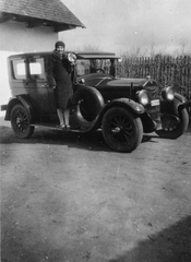 1933, Paczolay család, amerikai gyártmány, automobil, Buick-márka, autón állni, lányok-járművek, Fortepan #132078