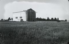 Franciaország, Párizs, ballon-hangár. Leltári jelzet: MMKM TFGY 2017.5.31, 1938, Magyar Műszaki és Közlekedési Múzeum / Történeti Fényképek Gyűjteménye / Asboth Oszkár gyűjteménye, hangár, Fortepan #132153