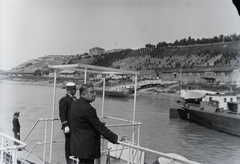 Szerbia, Belgrád, Száva folyó, szemben a Nándorfehérvári vár a Zsófia Herczegnő (1914) luxusgőzös (később Szabadság sétahajó) fedélzetéről nézve. Leltári jelzet: MMKM TFGY 2017.10.111, 1916, Magyar Műszaki és Közlekedési Múzeum / Archívum / Negatívtár / özv Venczel Jánosné gyűjteménye, Fortepan #132358