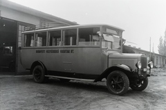 Magyarország, »A BHÉV MÁVAG M 16 típusú, Bp 17-254 forgalmi rendszámú, a visegrádi vonalra beszerzett autóbusza. Gyártás: Budapest, 1928.« Leltári jelzet: 32514, 1928, Magyar Műszaki és Közlekedési Múzeum / Archívum / Negatívtár / BHÉV gyűjteménye, MÁVAG-márka, Fortepan #132386