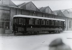 Magyarország, Győr, Magyar Waggon- és Gépgyár Rt. »A BHÉV P XII típusú, C 3201 pályaszámú, a budafoki vonalra készült 4-tengelyes pótkocsija 1928. decemberében. (Rendelési szám: Ordre 897, Gyártási szám: 27255/1928)« Leltári jelzet: 32535, 1928, Magyar Műszaki és Közlekedési Múzeum / Archívum / Negatívtár / BHÉV gyűjteménye, Fortepan #132400