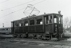 Hungary, Budapest XVI., a BHÉV M I típusú, M 57 pályaszámú távkapcsolású villamos motorkocsija Cinkota forgalmi telepen. Gyártás: Gép- és Vasútfelszerelési Gyár, Kistarcsa, 1912. Leltári jelzet: 384, 1930, Magyar Műszaki és Közlekedési Múzeum / Archívum / Negatívtár / BHÉV gyűjteménye, Budapest, BHÉV-organisation, Fortepan #132412