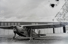 United Kingdom, London, Croydon repülőtér. Desoutter II típusú sportrepülőgép, Gipsy motorral, gróf Wenckheim Frigyes gépének a párja. Leltári jelzet: 218, 1930, Magyar Műszaki és Közlekedési Múzeum / Archívum / Negatívtár / Bottó András gyűjteménye, airplane, Desoutter-brand, Fortepan #132447