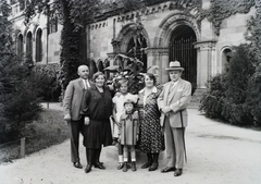 Hungary, Budapest XIV., Vajdahunyad vára, Történelmi Főcsoport, a Jáki kápolna melletti gótikus kerengő. Leltári jelzet: 235, 1931, Magyar Műszaki és Közlekedési Múzeum / Archívum / Negatívtár / Bottó András gyűjteménye, Budapest, Fortepan #132461