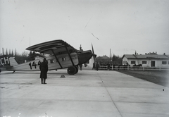 Magyarország, Mátyásföldi repülőtér, Budapest XVI., német gyártmányú Dornier-Merkur replőgép svájci használatban 420 LE BMW motorral.Leltári jelzet: 1155, 1927, Magyar Műszaki és Közlekedési Múzeum / Archívum / Negatívtár / Magyar Nemzeti Múzeum Történeti Képcsarnok gyűjteménye, repülőgép, Dornier-márka, Budapest, Dornier B Bal Merkur, Fortepan #132558