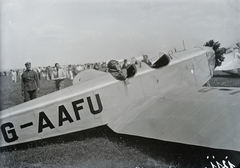 Hungary, Mátyásföld Airport, Budapest XVI., az 1935 június 9-10-i, az osztrák Aero Szövetségében megrendezett pünkösdi körrepülés legidősebb résztvevője,,az angol AJ Richardson. Német Klemm Kl 25 I repülőgép Salmson motorral. Leltári jelzet: 1211, 1935, Magyar Műszaki és Közlekedési Múzeum / Archívum / Negatívtár / Magyar Nemzeti Múzeum Történeti Képcsarnok gyűjteménye, Budapest, Fortepan #132609