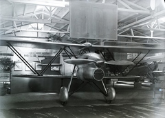 Hungary, »Árumintavásár, Fiat CR-32 vadászrepülőgép.« Leltári jelzet: 1326, 1935, Magyar Műszaki és Közlekedési Múzeum / Archívum / Negatívtár / Magyar Nemzeti Múzeum Történeti Képcsarnok gyűjteménye, airplane, Fiat-brand, Fortepan #132638