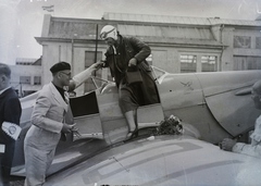 Hungary, Mátyásföld Airport, Budapest XVI., angol Miles-Hawk 2 üléses sportrepülőgép. Leltári jelzet: 1575, 1935, Magyar Műszaki és Közlekedési Múzeum / Archívum / Negatívtár / Magyar Nemzeti Múzeum Történeti Képcsarnok gyűjteménye, airplane, Budapest, Miles-brand, Fortepan #132713