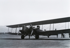 USA, Burbank, United Airport, Curtiss B-2 Condor amerikai nehézbombázó. Leltári jelzet: 16826, 1931, Magyar Műszaki és Közlekedési Múzeum / Archívum / Negatívtár / Czapáry Jenőné gyűjteménye, airplane, biplane, Fortepan #132791