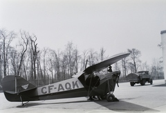 »Aeronca típusú könnyű repülőgép, 40 LE-s motorral.« Leltári jelzet: 16834, 1931, Magyar Műszaki és Közlekedési Múzeum / Archívum / Negatívtár / Czapáry Jenőné gyűjteménye, airplane, Aeronca-brand, Fortepan #132797