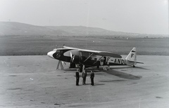 Magyarország, Budaörsi repülőtér, Budapest XI., az Air France Potez 620 típusú, 14 üléses, 2x920 LE-s, 6-R K 14 Kuirs motorral készült repülőgépe. Leltári jelzet: 29158, 1938, Magyar Műszaki és Közlekedési Múzeum / Archívum / Negatívtár / Kolbányi Géza gyűjteménye, repülőgép, Budapest, lajstromjel, Potez-márka, Potez 620, Fortepan #132872