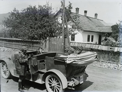 »automobil (osztrák).« Leltári jelzet: 29850, 1916, Magyar Műszaki és Közlekedési Múzeum / Archívum / Negatívtár / Pölös István gyűjteménye, Czakó Ferenc, első világháború, automobil, rendszám, Fortepan #132953