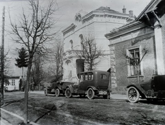 Leltári jelzet: 29857, 1916, Magyar Műszaki és Közlekedési Múzeum / Archívum / Negatívtár / Pölös István gyűjteménye, Czakó Ferenc, első világháború, automobil, országjelzés, Fortepan #132960