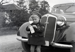 Hungary, Pécs, 1943, Varga Csaba dr., DKW-brand, automobile, girls'n'cars, Fortepan #133560