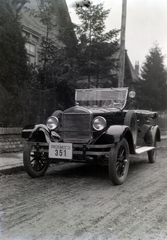 Magyarország, Pécs, a felépítményt a Varga Gyula Autókarosszéria- és Kocsigyár készítette, meghosszabbított T-Ford alvázra., 1931, Varga Csaba dr., Ford-márka, automobil, rendszám, Fortepan #133586