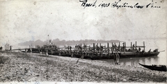 1903, Poór László, ship, warship, steamboat, Danube, Fortepan #133602