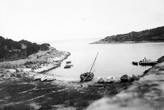 1920, Fortepan, sailboat, water surface, boat, sea, port, shore, Fortepan #13361