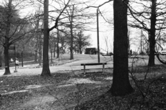 Hungary, Budapest XII., Jánoshegyi út, szemben balra az Erzsébet kilátó út. A büfé helyén ma a Libegő végállomása található., 1962, Chuckyeager tumblr, Budapest, Fortepan #133698