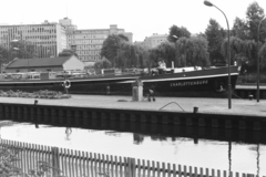 Németország, Berlin, Kelet-Berlin, Rolandufer, a Spree folyó túlpartján a Märkisches Ufer., 1963, Chuckyeager tumblr, NDK, Kelet-Berlin, Fortepan #133868