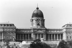 Magyarország, Budapest I., budai Vár, Budavári Palota (korábban Királyi Palota)., 1971, Chuckyeager tumblr, Budapest, Fortepan #133921