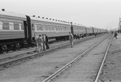 Russia, Moszkva-Phenjan között közlekedő vonat., 1957, Chuckyeager tumblr, Soviet Union, train, Fortepan #134096