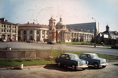 Oroszország, Moszkva, Szent Borbála-templom a Moszkoveckaja utca felől a Varvarka (Razina) utca felé nézve., 1971, Chuckyeager tumblr, Szovjetunió, színes, Fortepan #134193