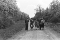 Hungary, Pécs, Mecsekoldal., 1957, Chuckyeager tumblr, family, Fortepan #134258