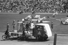 Hungary, Népstadion, Budapest XIV., Színészek-Újságírók Rangadó (SZÚR)., 1969, Chuckyeager tumblr, Robur-brand, Budapest, Robur Lo 2500/ Lo 2501, Fortepan #134287