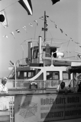 Hungary,Lake Balaton, Kisfaludy Sándor komp (ex Komp II)., 1973, Chuckyeager tumblr, ferry, Fortepan #134368