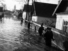 1970, Csíkos Ferenc, flood, Fortepan #134500