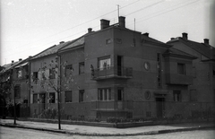 Magyarország, Budapest XIV., Czobor utca - Balázs utca sarok., 1942, Fortepan/Album021, erkély, Budapest, Fortepan #134770