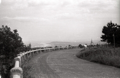 Magyarország, Budapest III., Hármashatárhegy, kilátás a Duna és a Gellért-hegy felé., 1941, Fortepan/Album021, Budapest, Fortepan #134787