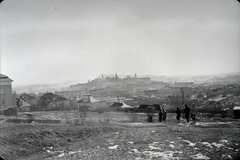 Hungary, Budapest II., Árvácska utca, kilátás a budai Vár felé., 1935, Lőrinczi Ákos, Budapest, Fortepan #134980