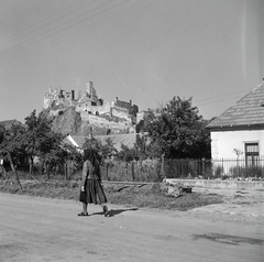 Szlovákia, Beckó, a vár romjai., 1949, Lőrinczi Ákos, várrom, Fortepan #135022