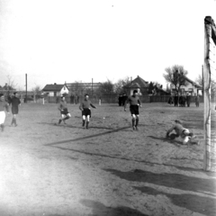 1937, Kölcsey Ferenc Dunakeszi Városi Könyvtár / Petanovits fényképek, futballcsapat, futballpálya, Fortepan #135355