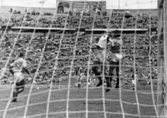 Mexikó, Mexikóváros, Azul Stadion. A felvétel a Ferencváros mexikói túráján 1947 nyarán készült., 1947, Szabó József, labdarúgás, Fortepan #135580