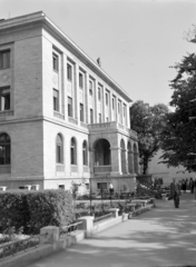 Romania, Iasi, Bulevardul Ștefan cel Mare și Sfânt, a Román Nemzeti Bank helyi fiókjának épülete., 1965, Sütő András örökösei, Új Élet szerkesztőség, Fortepan #135901