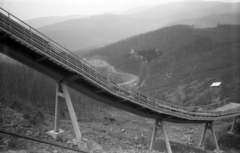 Hungary, Mátraháza, síugrósánc., 1973, Varga János, skiing, ski-jump, Fortepan #135961