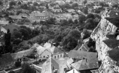 Hungary, Veszprém, Várkilátó, kilátás a Margit-romok irányába., 1973, Fortepan/Album020, Fortepan #136070