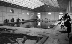 Hungary, Gyula, Várfürdő., 1973, Fortepan/Album020, swimming pool, starting block, Fortepan #136109