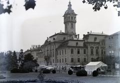 Magyarország, Szeged, Széchenyi tér, Városháza., 1928, Révay Péter, Lechner Ödön-terv, középület, Pártos Gyula-terv, Fortepan #136210