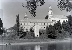 Ukrajna,Kárpátalja, Munkács, Latorca-part, szemben a Szent Miklós kolostor., 1939, Révay Péter, Fortepan #136249